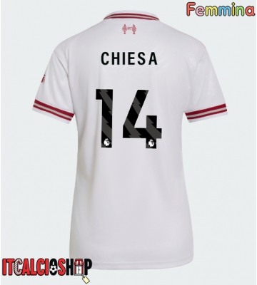 Liverpool Federico Chiesa #14 Seconda Maglia Femmina 2026-27 Manica Corta